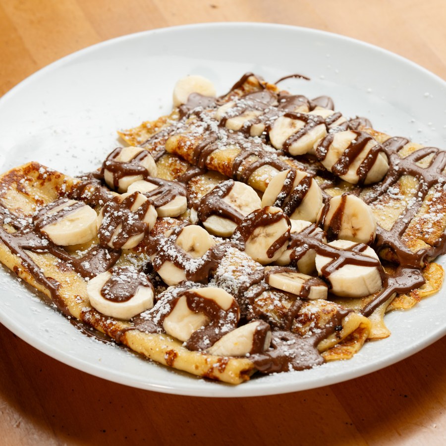 Banana Nutella Crepes