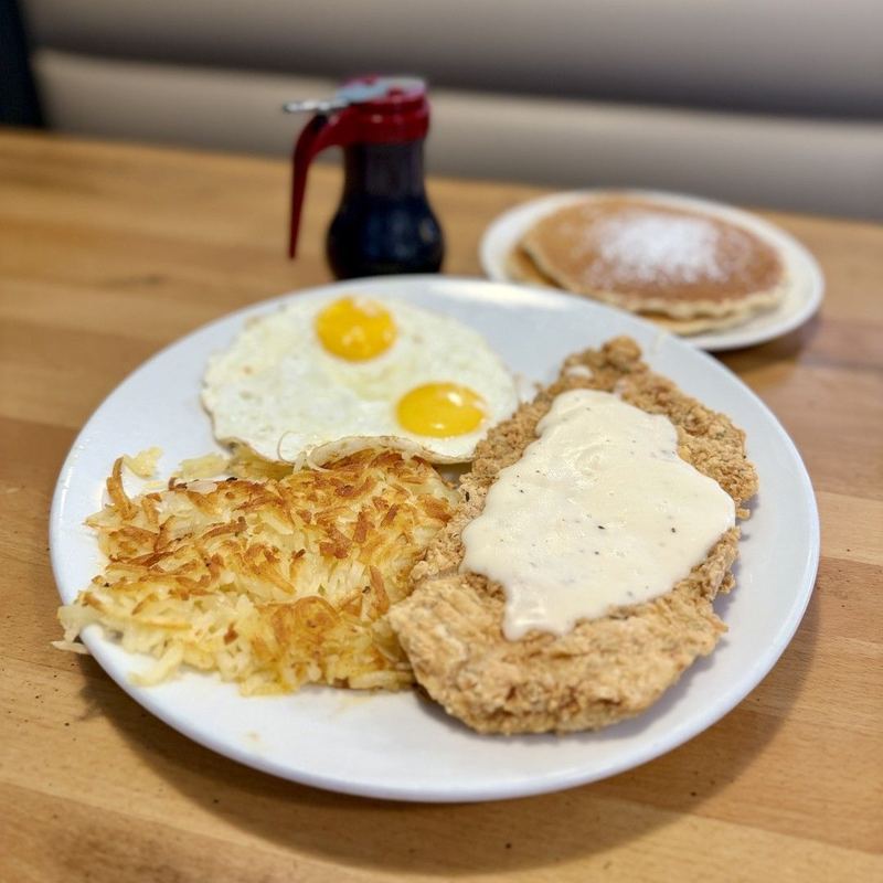 Egg Chicken Fried Chicken as served at Sunview Cafe Anna