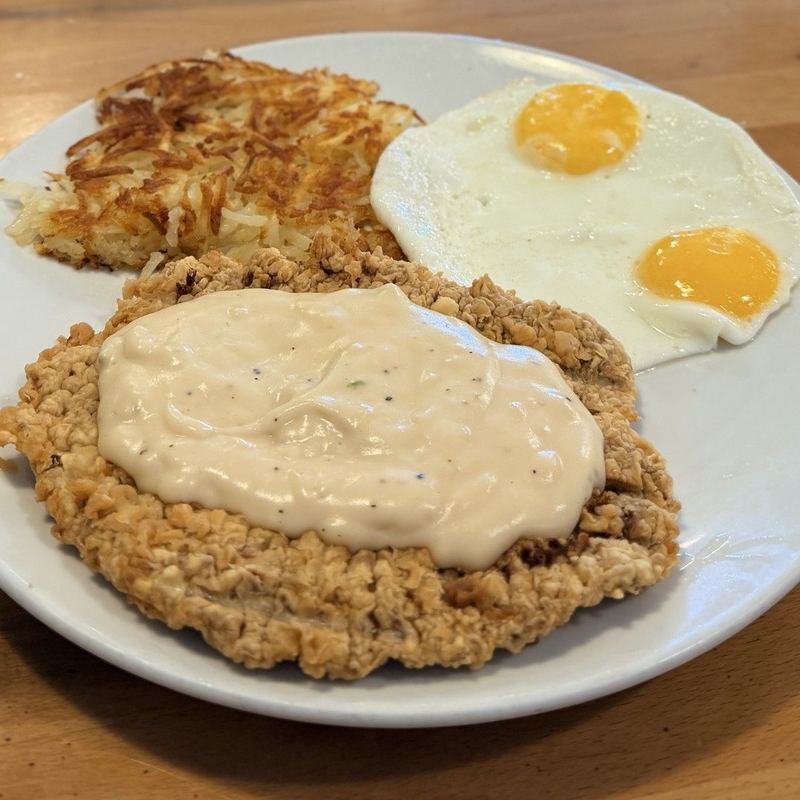 Chicken Fried Steak as served at Sunview Cafe Anna