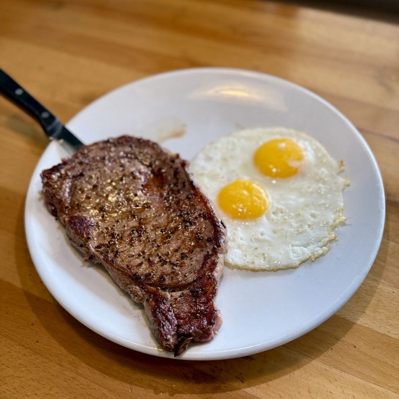 Steak & Eggs as served at Sunview Cafe Anna