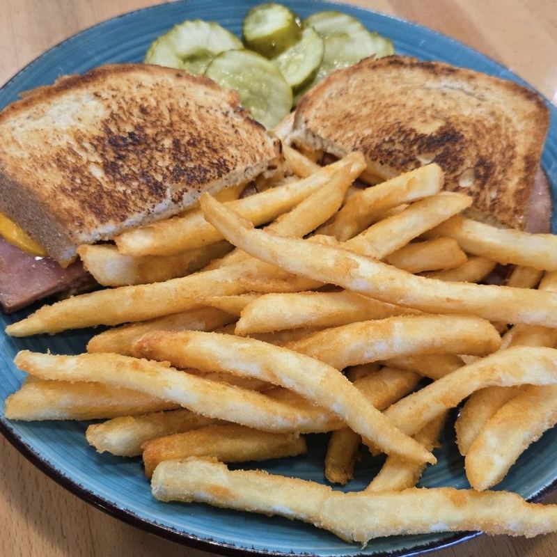 Senior Grilled Ham & Cheese as served at Sunview Cafe Anna