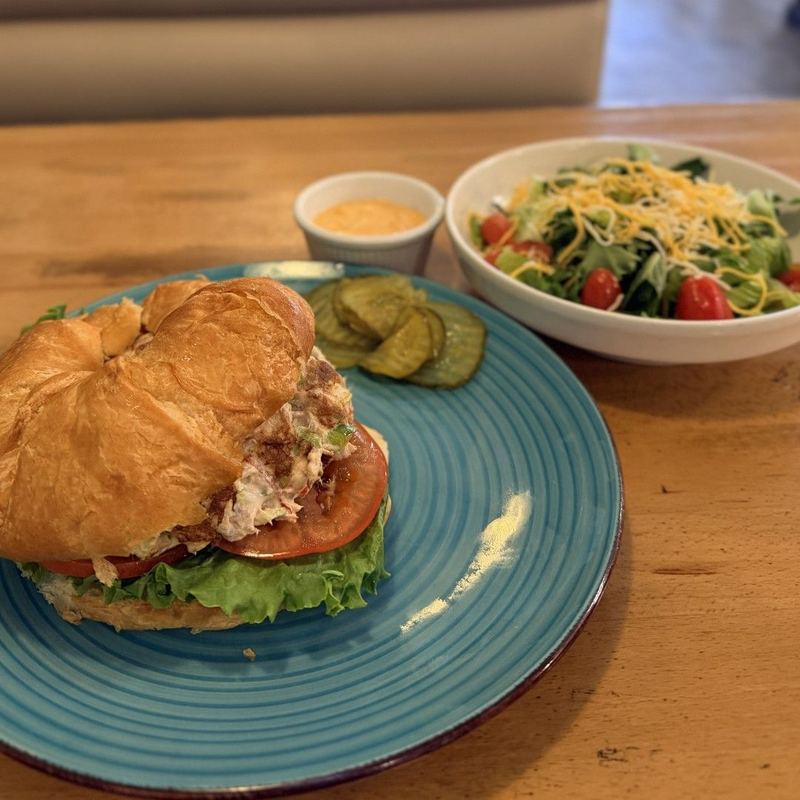 Tuna Salad Croissant as served at Sunview Cafe Anna