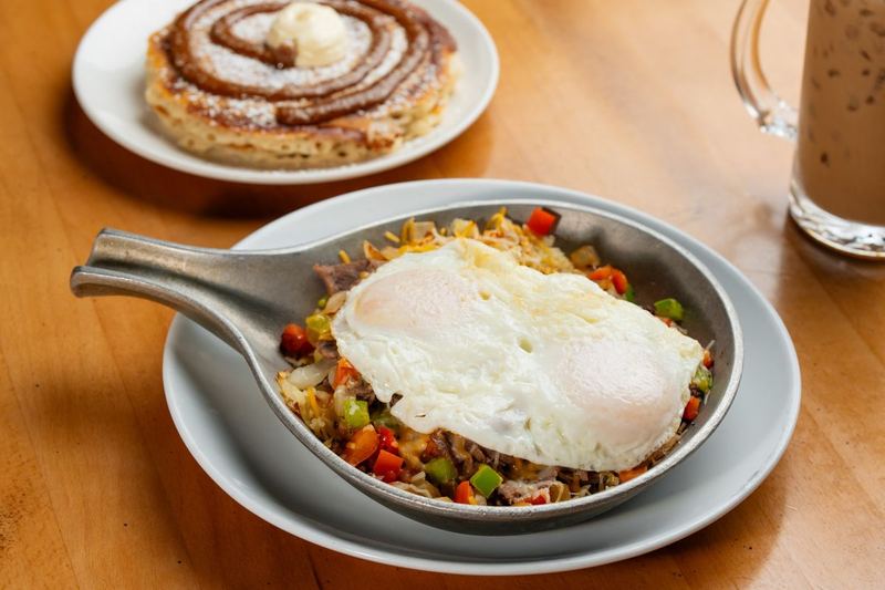 Philly Steak Skillet as served at Sunview Cafe Anna