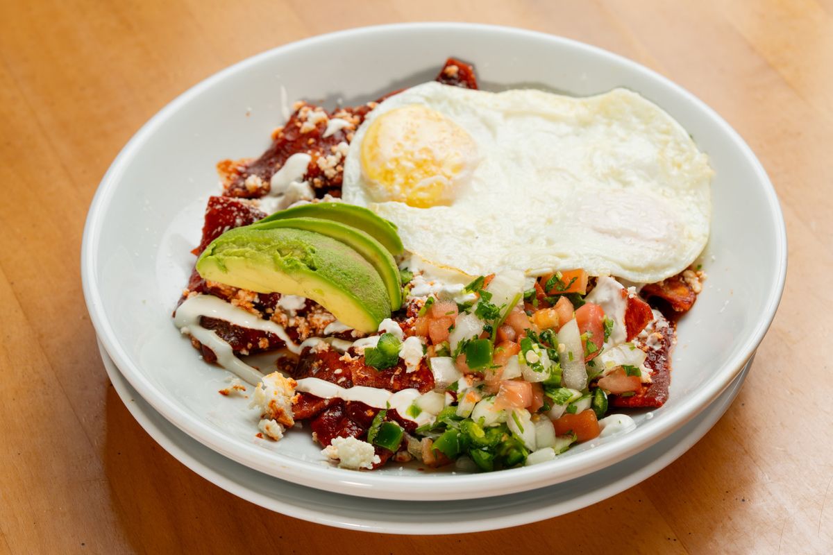 Chilaquiles as served at Sunview Cafe Anna
