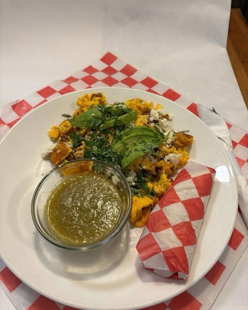 Chorizo with Eggs as served at Sunview Cafe Anna