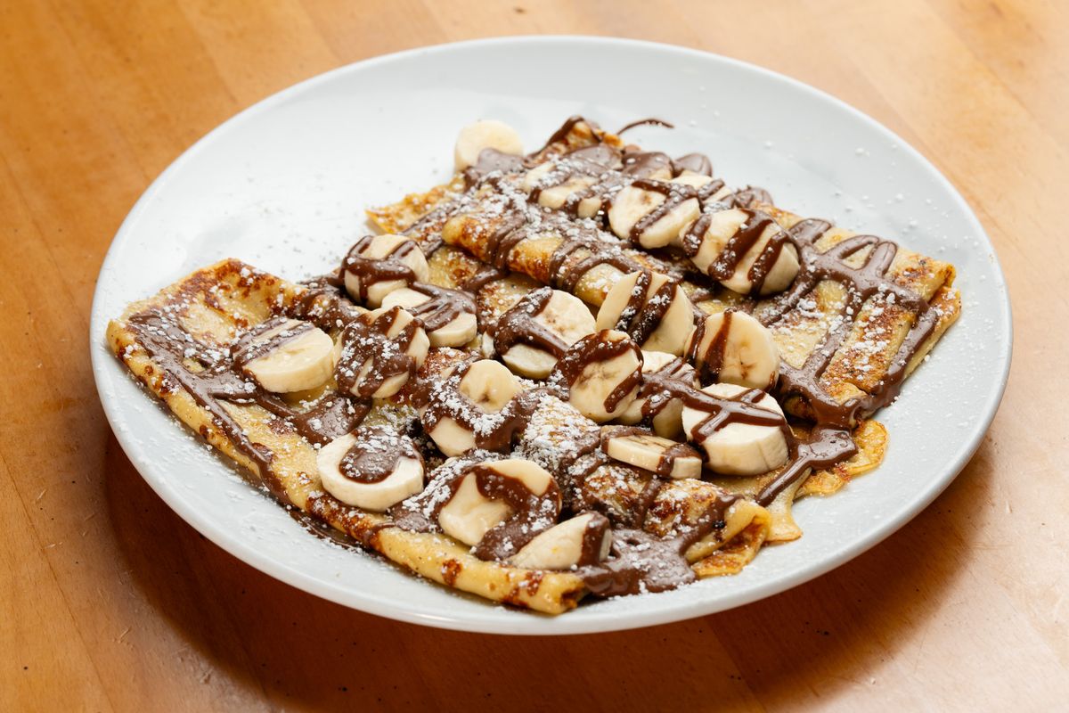 Banana Nutella Crepes as served at Sunview Cafe Anna